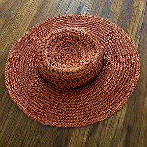 Goorin Bros. Wide Brim Floppy Woven Hat